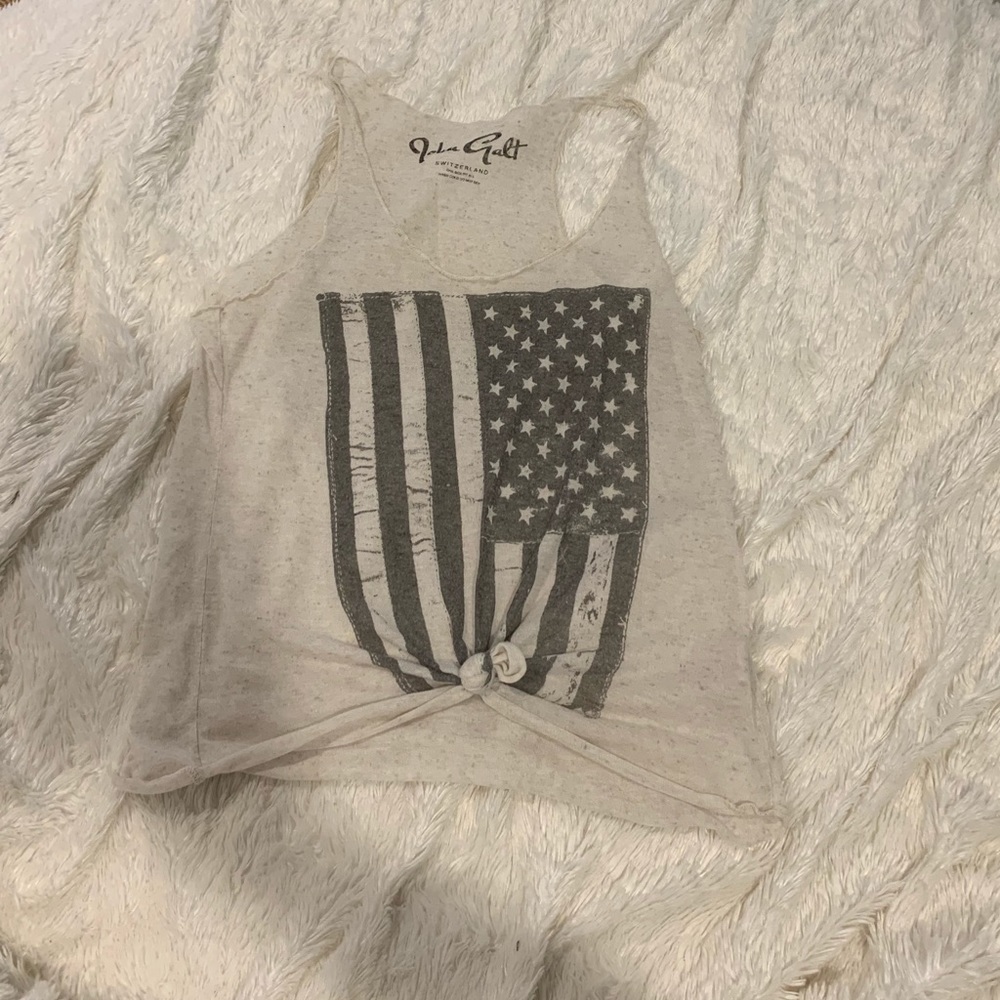 Brandy Melville American flag tank top